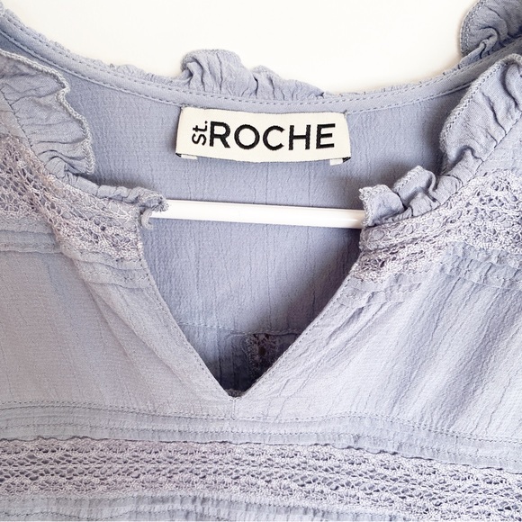 ST ROCHE Blouse with ruffle detail - Size Small - Picture 4 of 10